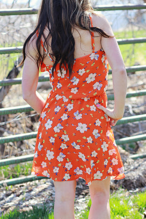 Best Buds Sun Dress Orange