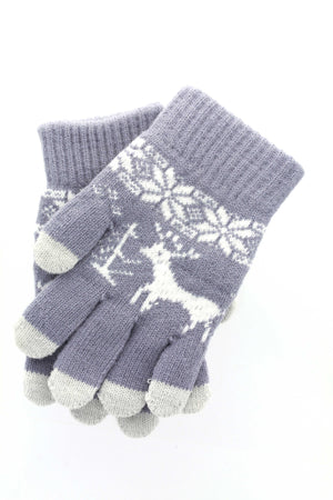 Touch Gloves - Reindeer