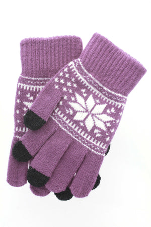 Touch Gloves - Snowflake