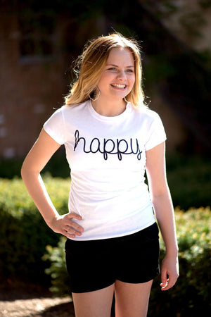 Happy Tee - Black