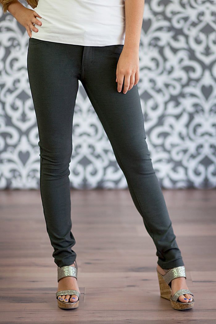 Jeggings - Charcoal