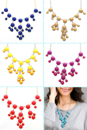 Bubble Statement Necklace Mini