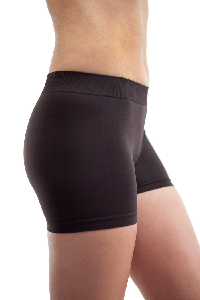 Seamless Layering Shorts Brown